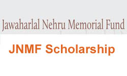 Jawaharlal Nehru Memorial Fund Scholarships
