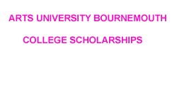 Great India Scholarships Arts University Bournemouth