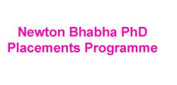 Newton Bhabha PhD Placements Programme