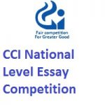 Competition Commission of India CCI NATIONAL LEVEL ESSAY COMPETITION 2021-2022
