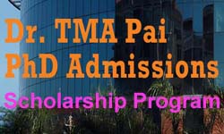 Dr.TMA Pai PhD Scholarship Program