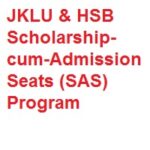 JKLU & HSB Scholarship-cum-Admission Seats (SAS) Program