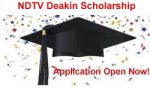 NDTV Deakin Scholarship 2018 NDTV Deakin Scholarship 2018