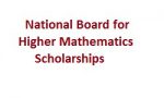 National Board for Higher Mathematics Scholarships