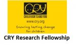 CRY - National Child Rights Research Fellowship