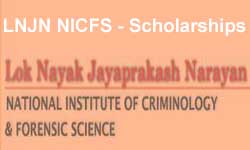The National Institute of Criminology & Forensic Science Scholarships