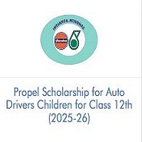 Propel Scholarship for Auto Drivers Children for Class 12th (2025-26)