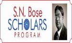 S.N.Bose Scholars Program