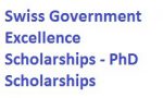 Swiss Government Excellence Scholarships - PhD Scholarships