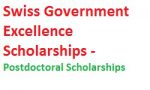 Swiss Government Excellence Scholarships – Postdoctoral Scholarships Swiss Government Excellence Scholarships - Postdoctoral Scholarships