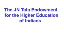 J.N.Tata Endowment Loan Scholarship