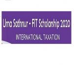 Uma Sathnur – FIT Scholarship Scheme 2022 Uma Sathnur - FIT Scholarship Scheme 2020