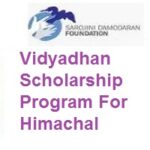 Vidyadhan Scholarship Program For Himachal 11th Std