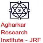 Agharkar Research Institute JUNIOR RESEARCH FELLOW