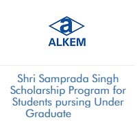 Alkem Foundation Shri Samprada Singh Scholarship Program Under Graduate 2021-2022
