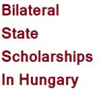 Bilateral State Scholarships In Hungary