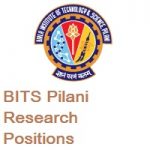 Birla Institute of Technology & Science Pilani Research Fellowships