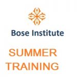Bose Institute Summer Training 2019