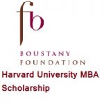 Boustany Foundatio - Harvard University MBA Scholarship