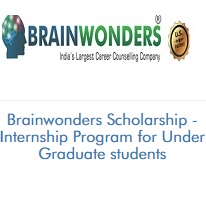 Brainwonders Scholarship - Internship Program for Under Graduate students