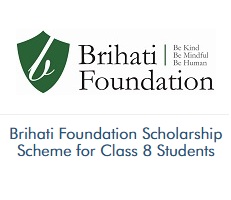 Brihati Foundation Scholarship Scheme for Class 8 Students
