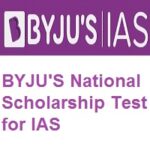 BYJU’S National Scholarship Test for IAS BYJU'S National Scholarship Test for IAS