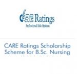 CARE Ratings Scholarship Scheme for B.Sc. Nursing 2020-2021 CARE Ratings Scholarship Scheme for B.Sc. Nursing 2020-2021