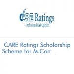 CARE Ratings Scholarship Scheme for M.Com 2020-2021 CARE Ratings Scholarship Scheme for M.Com 2020-2021