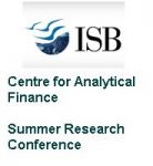 Centre for Analytical Finance Summer Research Conference