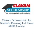 Clavam Scholarship for Students Pursuing Full Time MBBS Course