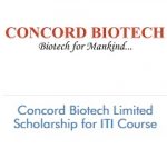 Concord Biotech Limited Scholarship for ITI Course