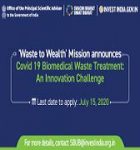 COVID-19 Biomedical Waste Treatment: An Innovation Challenge