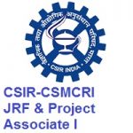 CSIR-Central Salt and Marine Chemicals Research Institute JRF And Project Associate I