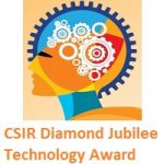 CSIR Diamond Jubilee Technology Award (CDJTA) 2020