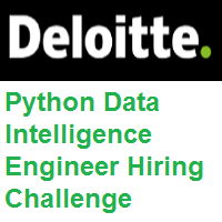 Deloitte Python Data Intelligence Engineer Hiring Challenge