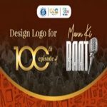 Design a logo for 100th Episode of Mann Ki Baat