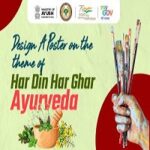 Design A Poster on the theme of Har Din Har Ghar Ayurveda