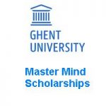 Ghent University Master Mind scholarships