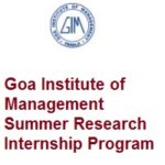 Goa Institute of Management Summer Research Internship Program 2023