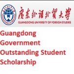 Guangdong Government Outstanding Student Scholarship 2019