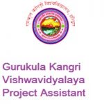 Gurukula Kangri Vishwavidyalaya Project Assistant