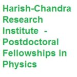 Harish-Chandra Research Institute Postdoctoral Fellowships in Physics