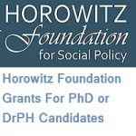 Horowitz Foundation Grants For PhD or DrPH Candidates
