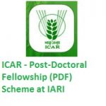 ICAR - Post-Doctoral Fellowship (PDF) Scheme