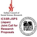 ICSSR-JSPS (Japan) Joint Call for Research Proposals 2026 ICSSR-JSPS (Japan) Joint Call for Research Proposals