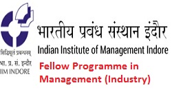 IIM Indore Fellow Programme in Management (Industry)