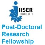 IISER Tirupati Post-Doctoral Research Fellowship