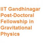 IIT Gandhinagar Post-Doctoral Fellowship in Gravitational Physics