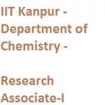IIT Kanpur Department of Chemistry Research Associate-I