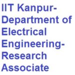IIT Kanpur Department of Electrical Engineering Research Associate
